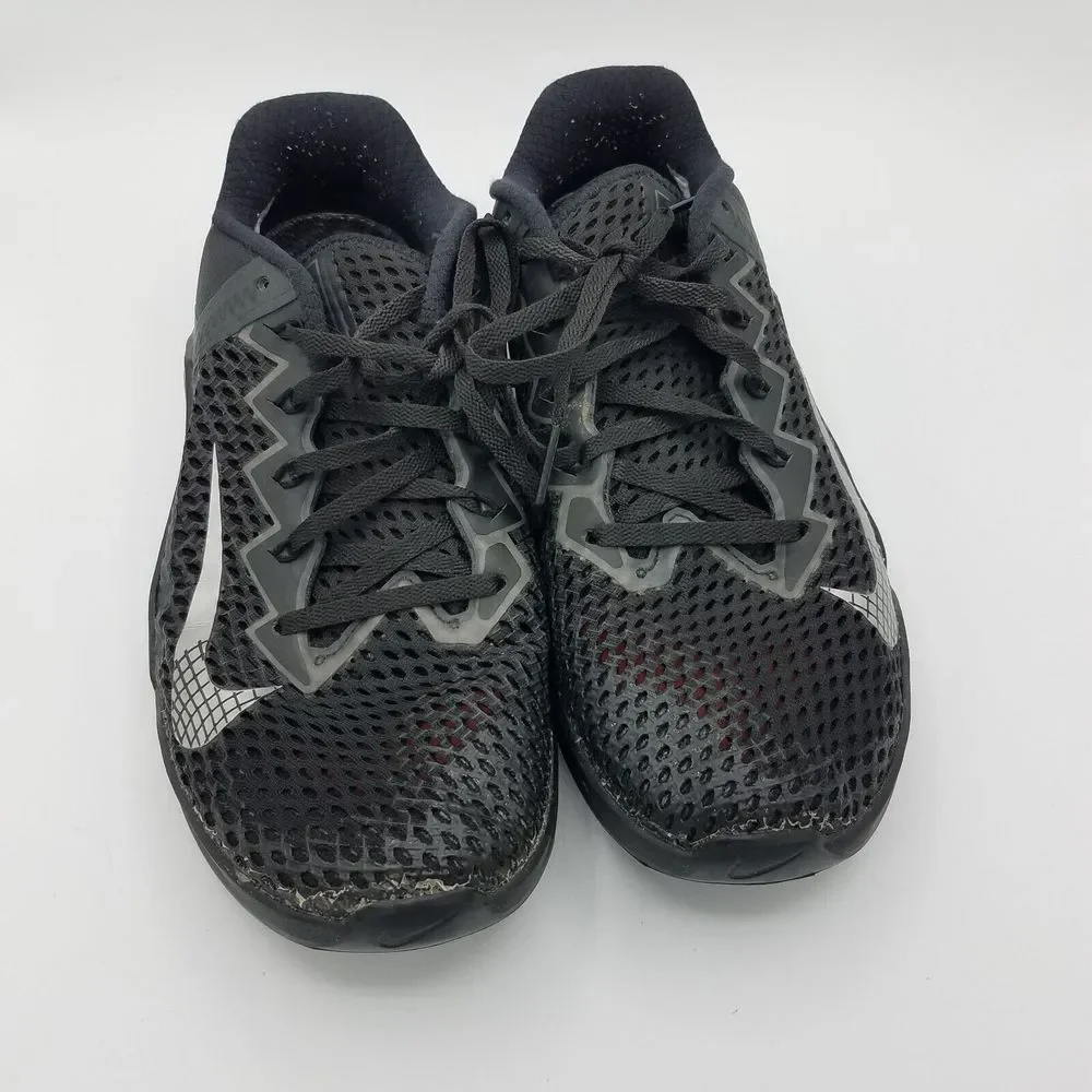 Nike Metcon 6 Triple Black Anthracite Men Training Sneakers Mens 8 CK9388-001